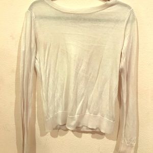 Forever 21 White Pullover Crewneck Sweater